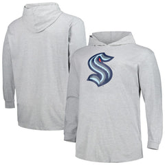 NHL Seattle Kraken Big & Tall Pullover Hoodie - Heather Gray