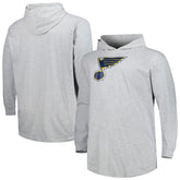 NHL St. Louis Blues Big & Tall Pullover Hoodie - Heather Gray