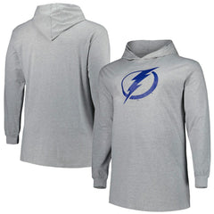NHL Tampa Bay Lightning Big & Tall Pullover Hoodie - Heather Gray