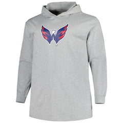 NHL Washington Capitals Big & Tall Pullover Hoodie - Heather Gray