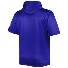 NHL New York Rangers Big & Tall Logo Short Sleeve Hoodie - Royal