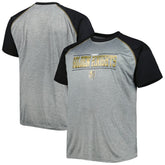 NHL Vegas Golden Knights Big & Tall Logo Raglan T-Shirt - Heather Gray