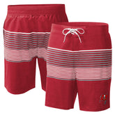 Tampa Bay Buccaneers G-III Sports by Carl Banks Coastline Volley Swim Shorts Red