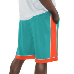 Miami Dolphins Starter Throwback Fan Favorite Shorts Aqua