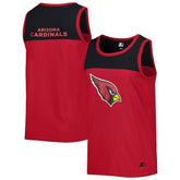 Arizona Cardinals Starter Logo Touchdown Fashion Tank Top Cardinal/Black