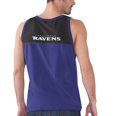Baltimore Ravens Starter Logo Touchdown Fashion Tank Top Purple/Black
