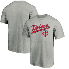 Minnesota Twins Team Wahconah T-Shirt - Heather Gray T-shirts