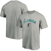 Florida Marlins Cooperstown Collection Team Wahconah T-Shirt - Heather Gray T-shirts