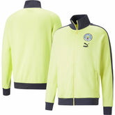 Manchester City ftblHeritage T7 Raglan Full-Zip Track Jacket Yellow shop