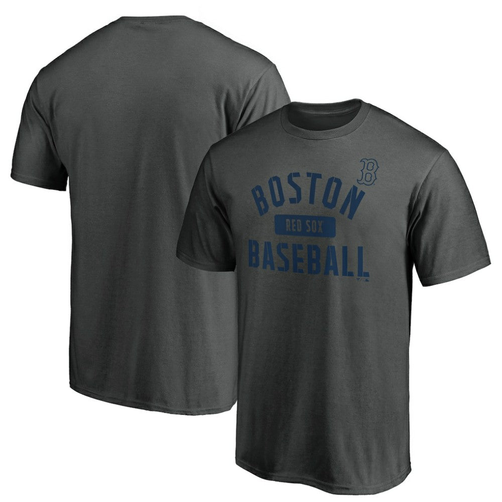 Boston Red Sox Team Primary Pill T-Shirt - Charcoal T-shirts