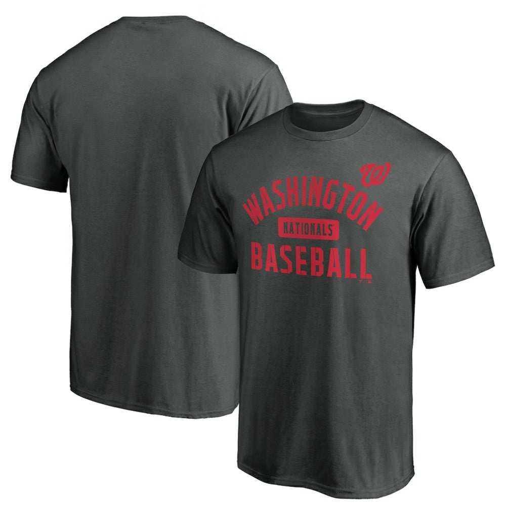 Washington Nationals Team Primary Pill T-Shirt - Charcoal T-shirts