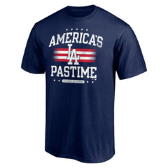 Los Angeles Dodgers Team America's Pastime T-Shirt - Navy T-shirts