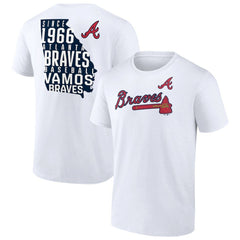 Atlanta Braves Team Hot Shot T-Shirt - White T-shirts