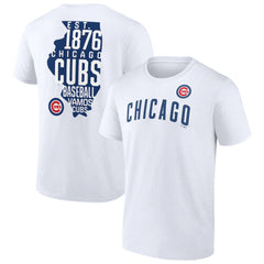 Chicago Cubs Team Hot Shot T-Shirt - White T-shirts