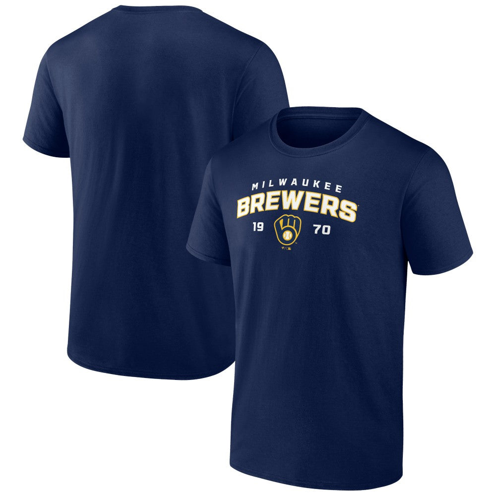 Milwaukee Brewers Team Rebel T-Shirt - Navy T-shirts