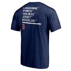 Boston Red Sox Team Hometown Collection Streets T-Shirt - Navy T-shirts