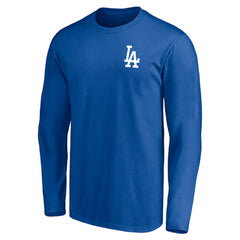 Los Angeles Dodgers Team Hometown Collection Tinsletown Long Sleeve T-Shirt - Royal T-shirts