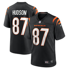 Tanner Hudson Cincinnati Bengals Home Game Player Jersey Black