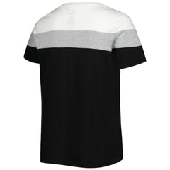 San Francisco Giants Women's Plus Size Colorblock T-Shirt - White/Black T-shirts