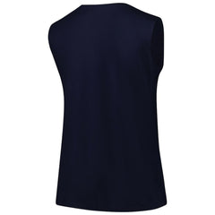 Atlanta Braves Profile Women's Plus Size Tank Top - Navy Tanks