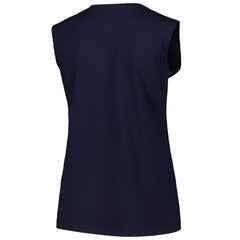 Milwaukee Brewers Profile Women's Plus Size Tank Top - Navy Tanks