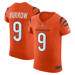 NFL Joe Burrow Cincinnati Bengals Vapor F.U.S.E. Elite Jersey - Orange