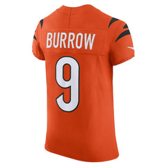 NFL Joe Burrow Cincinnati Bengals Vapor F.U.S.E. Elite Jersey - Orange