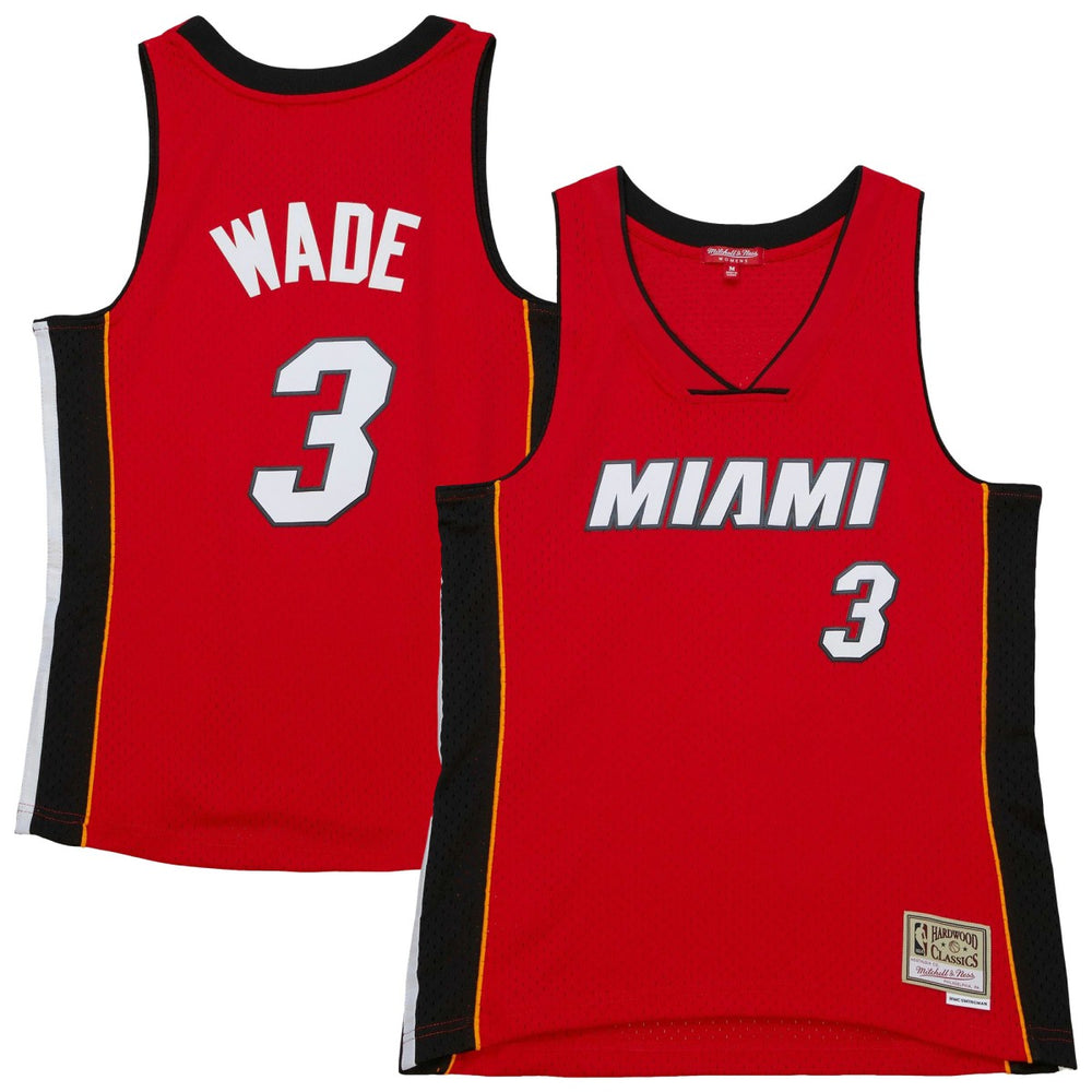 NBA Dwyane Wade Miami Heat Women's 2005/06 Hardwood Classics Swingman Jersey - Red on sale