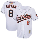 MLB Cal Ripken Jr. Baltimore Orioles Cooperstown Collection 2001 Authentic Player Jersey - White