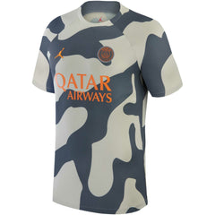 Paris Saint-Germain Jordan Brand 2023/24 Academy Pro Pre-Match Top Gray