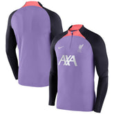 Liverpool Strike Drill 2023/24 Performance Quarter-Zip Long Sleeve Top Purple