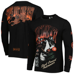 Cincinnati Bengals x BlaCkOWned Unisex Stripes Don't Come Easy Long Sleeve T-Shirt Black