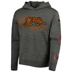 Cincinnati Bengals x BlaCkOWned Stripes Don't Come Easy Pullover Hoodie Gray