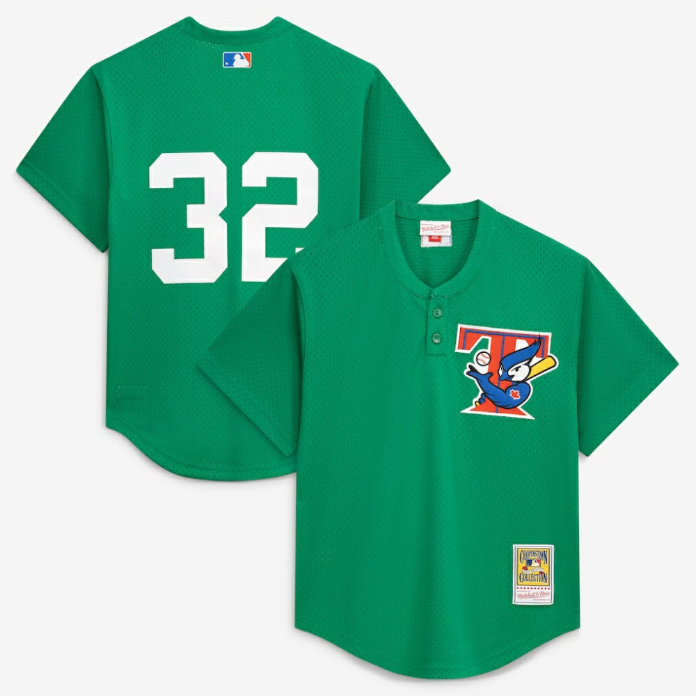 MLB Roy Halladay Toronto Blue Jays Mitchell & Ness Authentic Batting Practice Jersey - Green