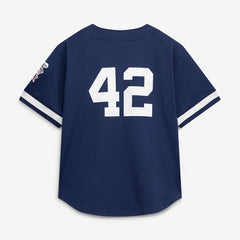 MLB Mariano Rivera New York Yankees Mitchell & Ness Cooperstown Collection Mesh Batting Practice Button-Up Jersey - Navy