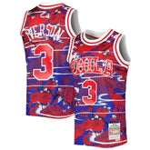 NBA Allen Iverson Philadelphia 76ers 1996/97 Hardwood Classics Lunar New Year Swingman Jersey - Red