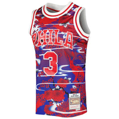NBA Allen Iverson Philadelphia 76ers 1996/97 Hardwood Classics Lunar New Year Swingman Jersey - Red