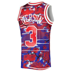 NBA Allen Iverson Philadelphia 76ers 1996/97 Hardwood Classics Lunar New Year Swingman Jersey - Red
