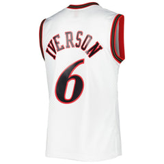 NBA Allen Iverson Philadelphia 76ers 2002/03 Hardwood Classics Swingman Jersey - White