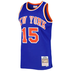 NBA Earl Monroe New York Knicks 1972/73 Hardwood Classics Swingman Jersey - Blue
