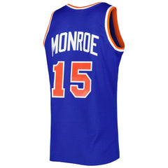 NBA Earl Monroe New York Knicks 1972/73 Hardwood Classics Swingman Jersey - Blue