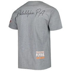 NHL Philadelphia Flyers Mitchell & Ness City Collection T-Shirt - Heather Gray