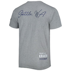 NHL Seattle Kraken Mitchell & Ness City Collection T-Shirt - Heather Gray