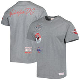 NHL Washington Capitals Mitchell & Ness City Collection T-Shirt - Heather Gray