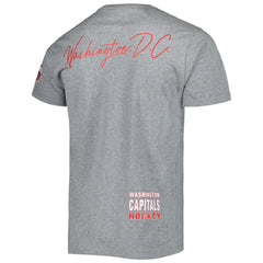 NHL Washington Capitals Mitchell & Ness City Collection T-Shirt - Heather Gray