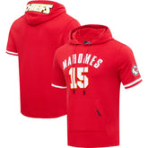 Patrick Mahomes Kansas City Chiefs Pro Standard Player Name & Number Hoodie T-Shirt Red