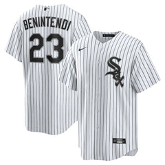 MLB Andrew Benintendi Chicago White Sox Nike Home Official Player Jersey - White/Black