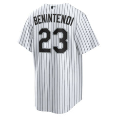 MLB Andrew Benintendi Chicago White Sox Nike Home Official Player Jersey - White/Black
