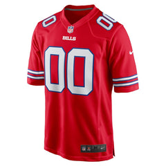 NFL Buffalo Bills Alternate Custom Game Jersey - Red