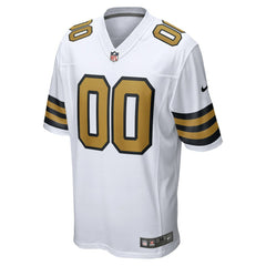 NFL New Orleans Saints Alternate Custom Game Jersey - White